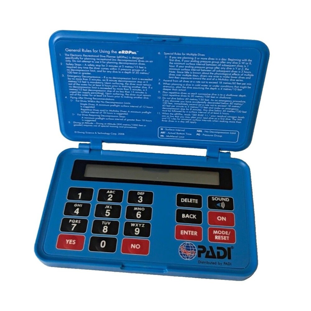 PADI eRDPML Dive Planner Unisex One Size 70031 Electronic Scuba Diving Computer